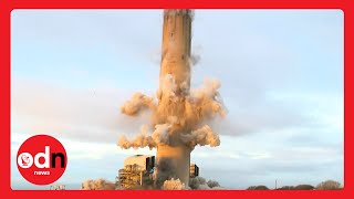 BOOM Scotlands 600ft Coal Chimney DESTROYED [upl. by Musette255]