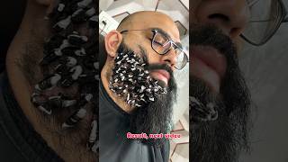 Moustache amp beard treatment new moustache stylesprofessional beard beard setting mustachebeard [upl. by Robison]