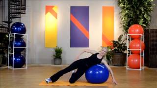 Strong Core Abs Workout with Stability Ball  Jenny Ford [upl. by Grim530]