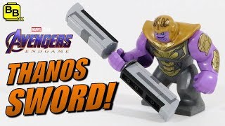 LEGO DOUBLE BLADED THANOS SWORD TUTORIAL [upl. by Esinal634]