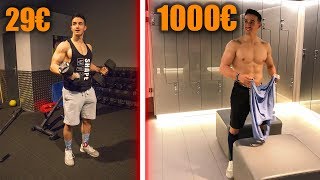 SALLE DE SPORT 29€ VS 1000€ [upl. by Nytram]