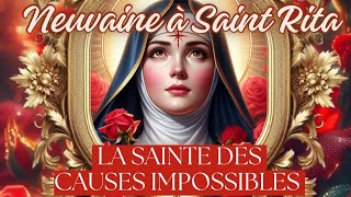 NEUVAINE À SAINTE RITA🌹SAINTE DES CAUSES IMPOSSIBLES [upl. by Iv768]