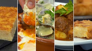 5 RECETAS de cocina ESPAÑOLA tradicional [upl. by Idisahc766]