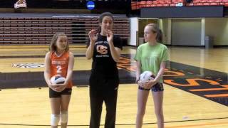 The Basics of Volleyball  Setting [upl. by Millie]