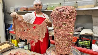 How to Make Doner Kebab  This Master Prepares Doner Kebab With Amazing Skills [upl. by Arval586]