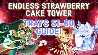 Endless Strawberry Cake Tower  Trays 5160 Guide  Cookie Run Kingdom [upl. by Eniamart360]