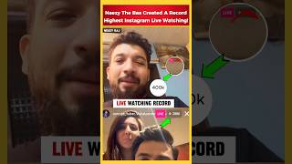 Naezy Instagram Live Watching RECORD 🤯 first live after out from Bigg Boss boss naezy [upl. by Fedirko]