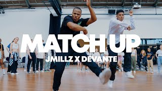 Jmillz x Devante Albitrouw  Skillibeng Match Up  Dancehall Choreography [upl. by Amrac407]