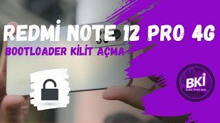 Tüm xiaomi cihazları bootloader kilidi açma  redmi note 12 pro 4g [upl. by Ydnes]