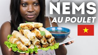 Comment Faire des NEMS au POULET 🇻🇳 Cuisine Vietnamienne SAUCE NEM [upl. by Renaud]