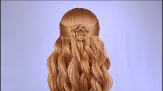 Waterfall Braid Hairstyle For Beginners Viral amp Attractive Hairstyle For Wedding [upl. by Litnahs866]