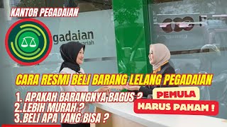 Cara Ikut Lelang di Pegadaian [upl. by Yendys]