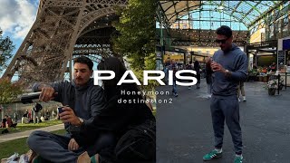 WE TRAVELED TO PARIS  HONEYMOON VLOG [upl. by Assiar]