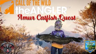 Completing the Amur Catfish Quest on Japan gaming theangler cotwtheangler fishing [upl. by Alyac]