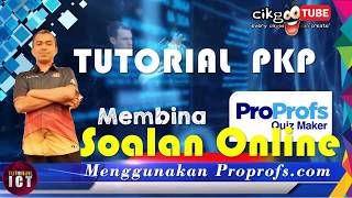 TUTORIAL KUIZ ONLINE PROPROFS [upl. by Phedra732]