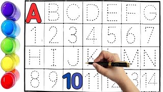 ABC ABCD One two three 1 to 100 counting 123 123 Numbers learn to count alphabet a to z Kids [upl. by Tanney]