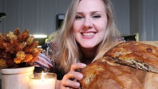 ASMR 🥙 Cooking Session 🥙 Cauliflower Stromboli 🍂 Kneading Dough Chopping Eating [upl. by Torhert]