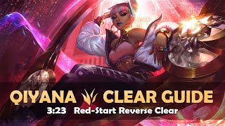 Season 1110 Qiyana Jungle Clear Guide  323 RedStart Reverse Clear [upl. by Pamelina211]