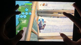 Ja ich spiele auf einem IPad ohne Maus und TastaturHandcam fortnite mobile claw player gmy [upl. by Ssyla]