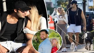 Sam Asghari gets cozy with Brooke Irvine while walking dog he once bought for ex Britney Spears [upl. by Rowan]