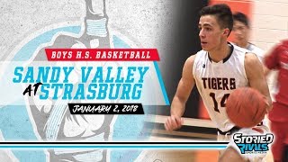 HS Basketball  Sandy Valley at Strasburg 1218 [upl. by Elrahc]