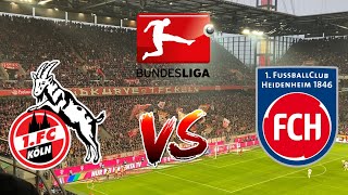 Stadionvlog⚽️  1 Fc Köln  1 Fc Heidenheim  Vlog 13🌴 [upl. by Nnaxor169]