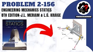 Problem 2156  Engineering Mechanics Statics  ENGMCH ANSWERS [upl. by Athalla]