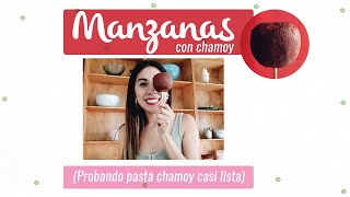 Probando Pasta Cubre Manzanas con Chamoy 🍏🍬  Colaboración con Susy en la Cocina [upl. by Sardse]