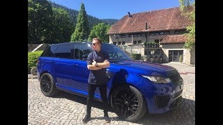 TRAVELLING IN SWITZERLAND WITH THE RANGE ROVER SVR [upl. by Demmahum172]