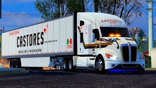 Paquetería CastoresPasamos por la rumorosaDe Mexicali a Tijuana American Truck Simulator [upl. by Morissa]