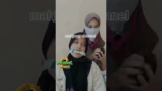 challenge ‼️ masker saputangan [upl. by Ahsoik544]