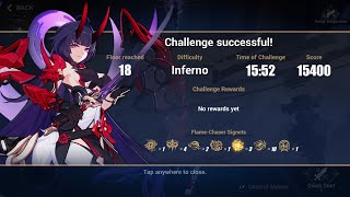 Honkai Impact 3rd Herrscher of Thunder S0 Elysian Realm  Inferno Difficulty v63 [upl. by Esetal]