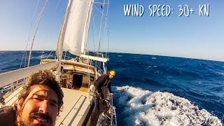 Sailing at 18 KNOTS down the WILD COAST of South Africa SV Delos Sailing Ep 102 [upl. by Barabas]