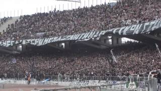 PAOK FANS In Athens OAKA Stadium Cup Final 2014 [upl. by Benenson]