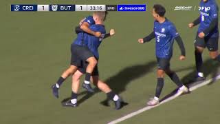 Mens Soccer Highlights at Butler 10723 [upl. by Millham]