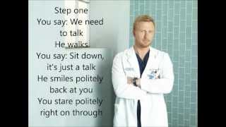 How to Save A Life Greys Anatomy with lyrics [upl. by Letizia269]