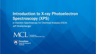 Introduction to XRay Photoelectron Spectroscopy XPS [upl. by Karisa]