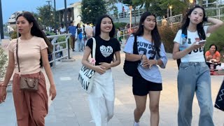 Phnom Penh City Walking Tour 4K  Relaxing Walk  Cambodia Real Life 2024 [upl. by Ggerc]