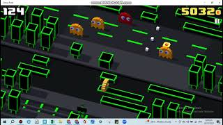 Crossy Road PACMAN World Record High Score of 242 HipsterWhaleOfficial [upl. by Kurtis]