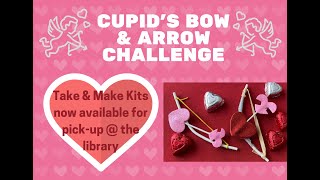 Cupids Bow amp Arrow Challenge Take amp Make demo [upl. by Jardena]