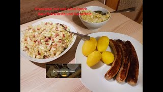 Krautsalat mit und ohne Speck [upl. by Irtimed]