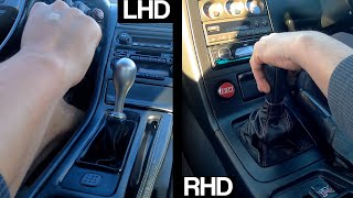 LHD VS RHD Shifting  Driving a RHD Car Explained [upl. by Dorelia861]