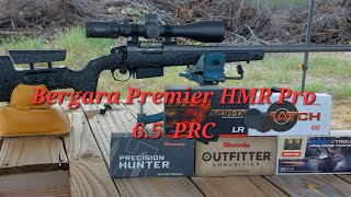 BERGARA PREMIER HMR PRO 65 PRC ACCURACY TEST [upl. by Yruam778]