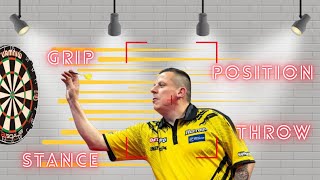 DAVE CHISNALL darts THROW analysis [upl. by Ahsilef47]