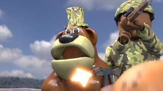 Freddy Fazbear The Soldier And More Freddy Fazbear Animations By Agbaps [upl. by Hannis]