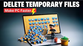 How To Find amp Delete Temporary Files To Reduce Load On PC [upl. by Anirret]