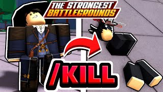 TODOS COMANDOS SECRETOS DO STRONGEST BATTLEGROUNDS NO ROBLOX [upl. by Shien]