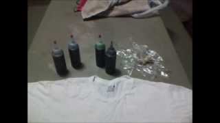 HOW TO MAKE A MARBLE PATTERN TYE DYE SHIRT [upl. by Hajar257]