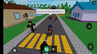 HUNGRY NPC IS CHASING ME in Roblox [upl. by Eaner]