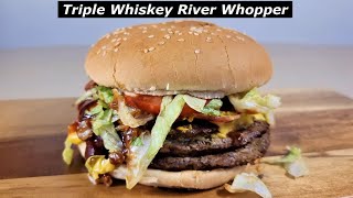 Whiskey River Whopper Hungry Jacks REVIEW [upl. by Derk627]